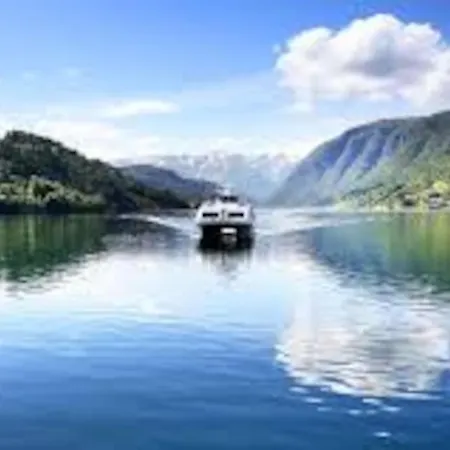 Large Beautiful Log Near Norheimsund And Hardangerfjord