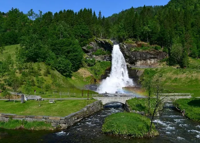 Large Beautiful Log Near Norheimsund And Hardangerfjord