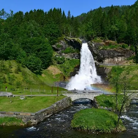 Large Beautiful Log Near Norheimsund And Hardangerfjord